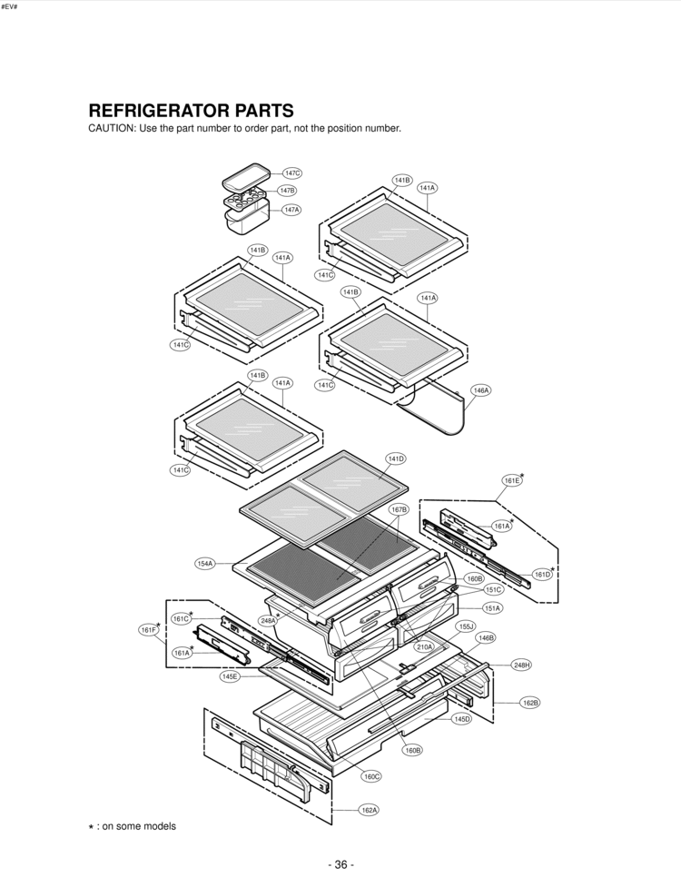 REFRIGERATOR PARTS Diagram and Parts List for LRFD25850TT  LG Refrigerator