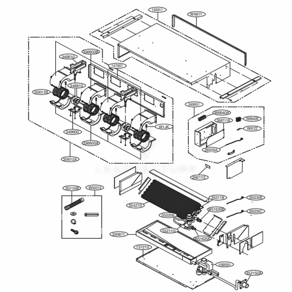 B4 Diagram and Parts List for ARNU183B4G2 ANWALUS LG Air Conditioner