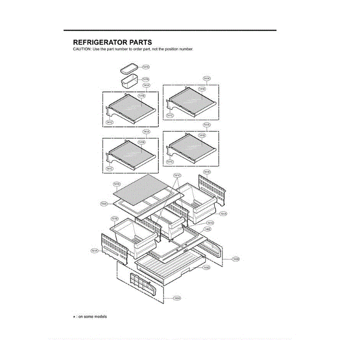 Section 3 Diagram and Parts List for LFC25770TT ATI1LGA LG Refrigerator