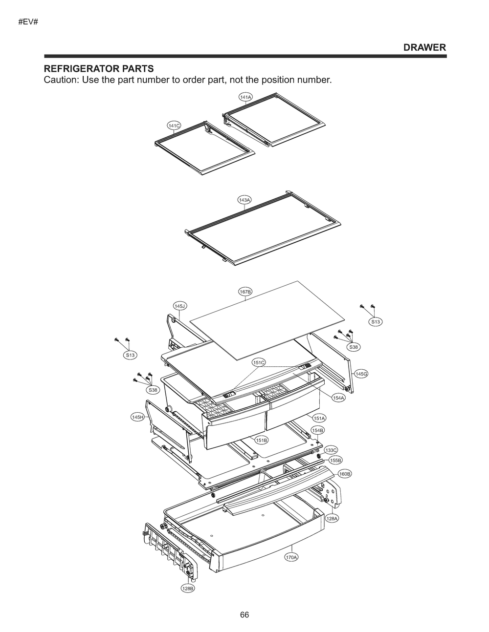 Refrigerator Parts Diagram and Parts List for GM-B248RQFM ASWCNA1 LG Refrigerator