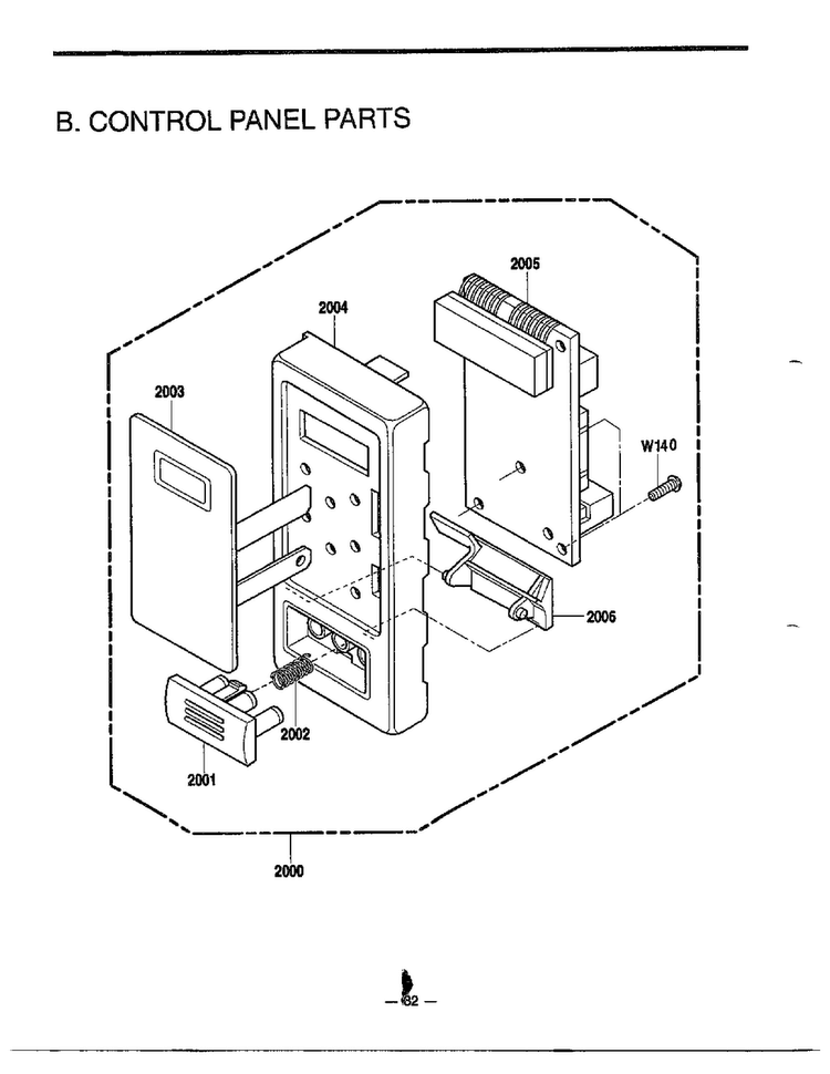 Microwave Complete Page 3 Diagram and Parts List for MA-870MW  LG Microwave