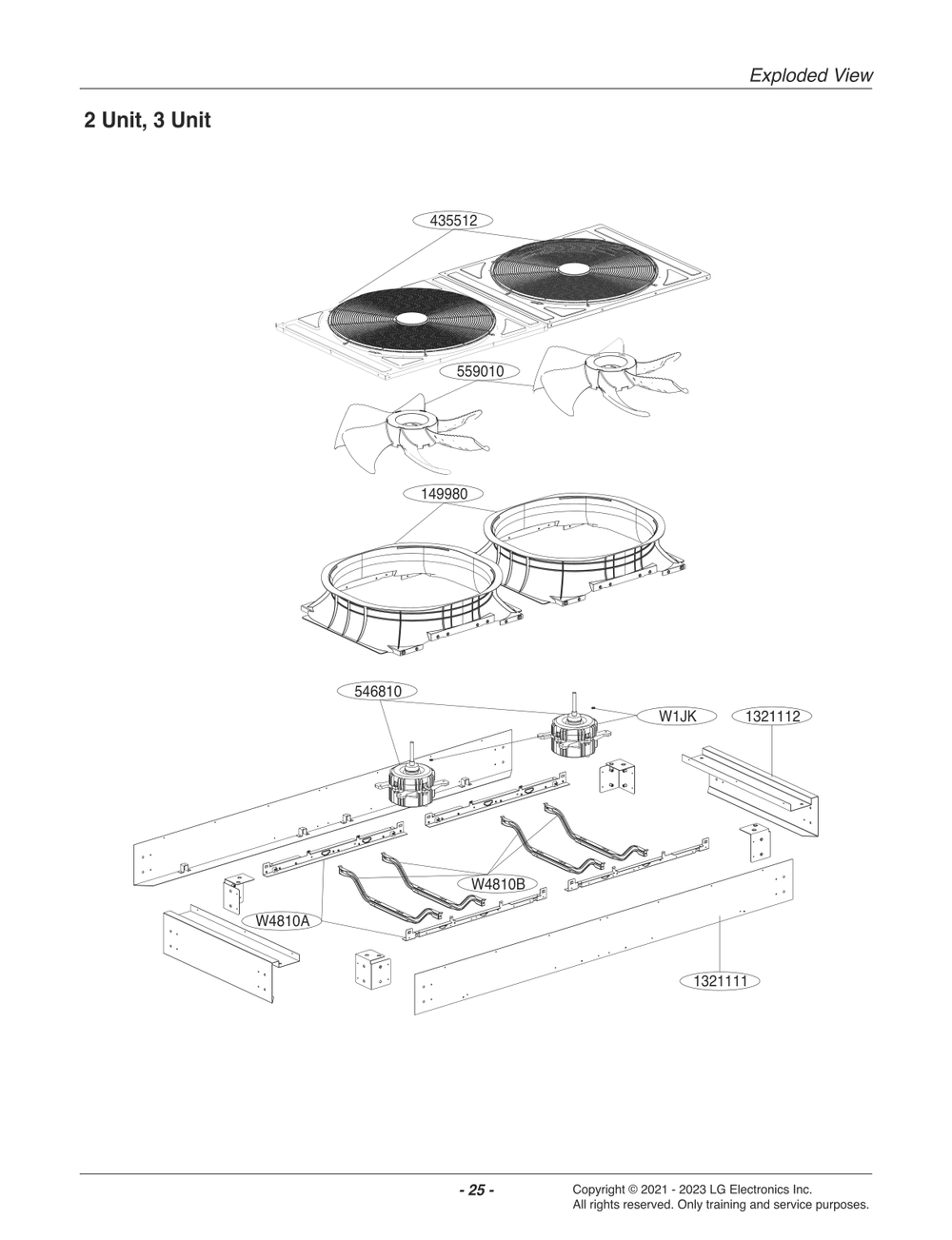 Diagram 1 Diagram and Parts List for ACHH040VBAB ABEAAAU LG Air Conditioner