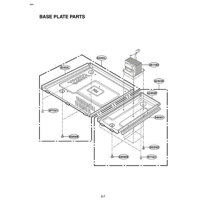 Section 5 Diagram and Parts List for LMA2111ST ASBELGA LG Microwave Oven Combo