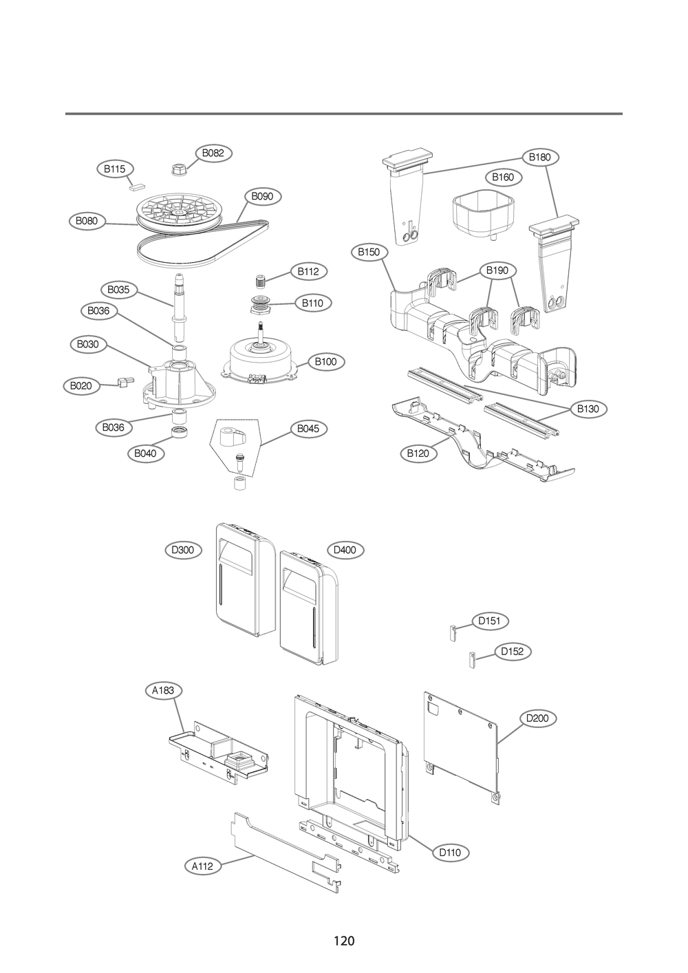 Diagram 2 Diagram and Parts List for 195174013113 ALCEEUS LG Steamer