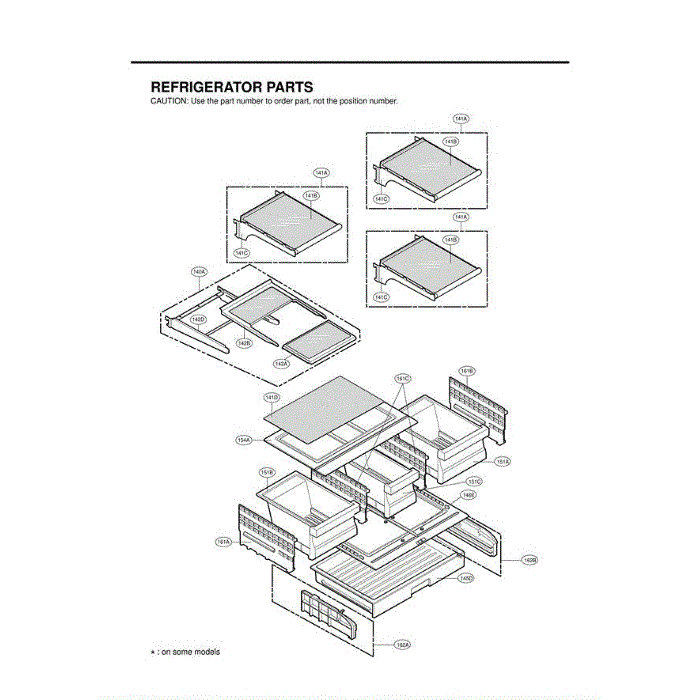 Section 7 Diagram and Parts List for LMX25981SW ASW3LGA LG Refrigerator
