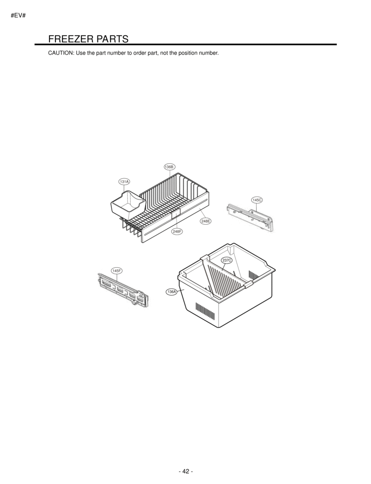 FREEZER PARTS Diagram and Parts List for LFC22760SW  LG Refrigerator