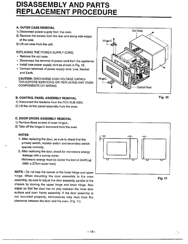 Information Page 4 Diagram and Parts List for MA-682M  LG Microwave