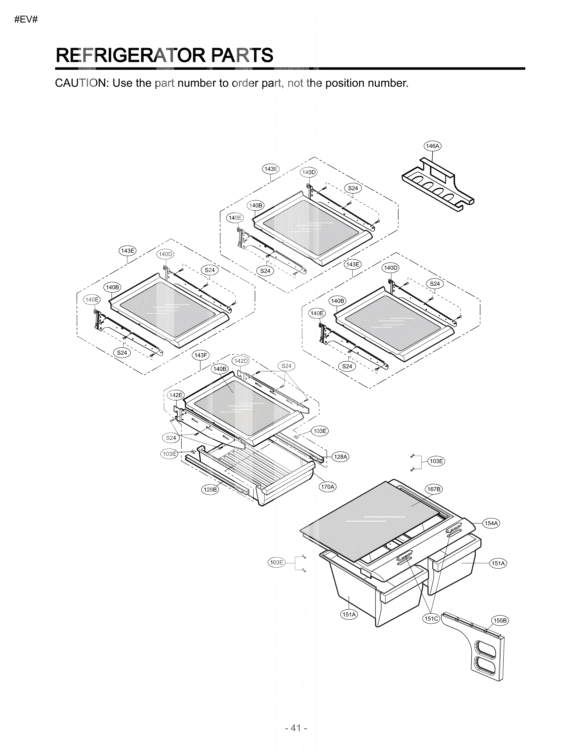 REFRIGERATOR PARTS Diagram and Parts List for LFC20760SW ASW1LGY LG Refrigerator