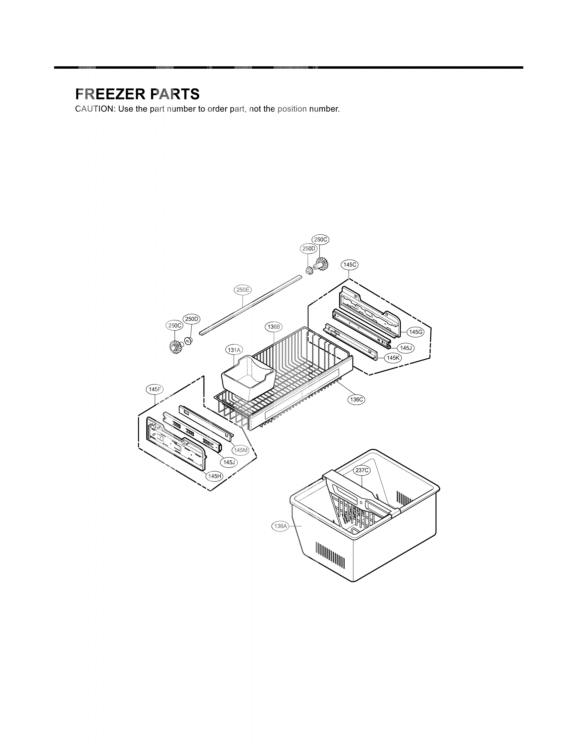FREEZER PARTS Diagram and Parts List for LFX25980ST LFX25980ST /01 LG Refrigerator