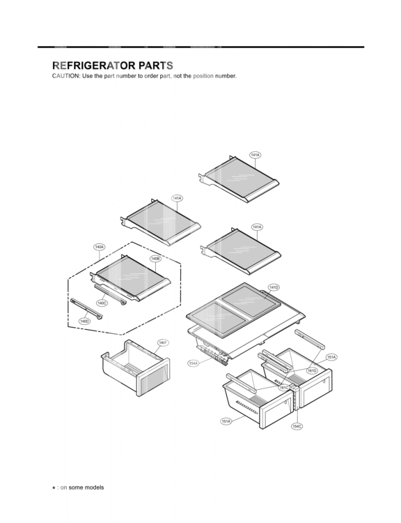 REFRIGERATOR PARTS Diagram and Parts List for LFX25980ST LFX25980ST /01 LG Refrigerator