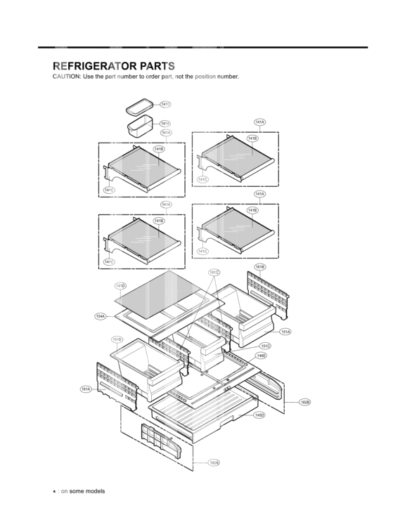 REFRIGERATOR PARTS Diagram and Parts List for LFC25770ST ASTCLGA LG Refrigerator