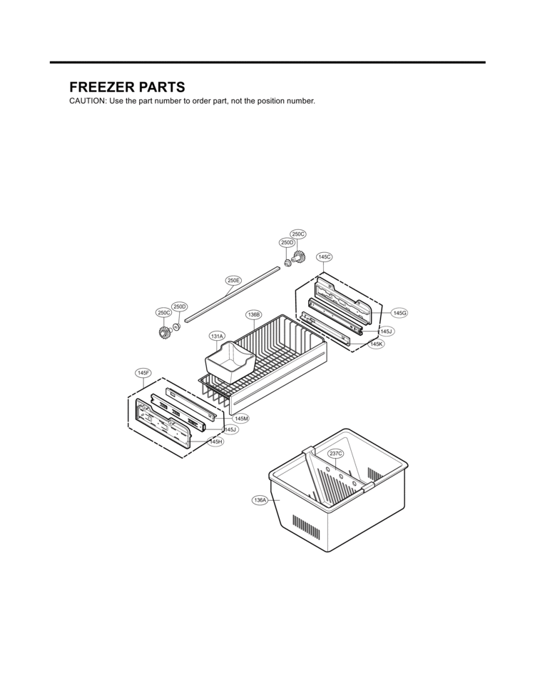 FREEZER PARTS Diagram and Parts List for LFC25770SW LFC25770SW /01 LG Refrigerator