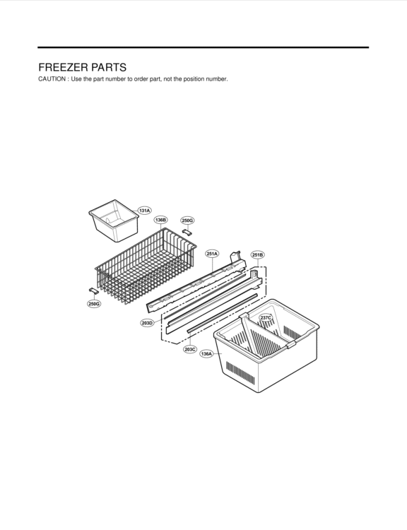 FREEZER PARTS Diagram and Parts List for LMX25981SW LMX25981SW /02 LG Refrigerator