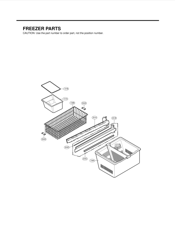 FREEZER PARTS Diagram and Parts List for LMX25981ST LMX25981ST /02 LG Refrigerator