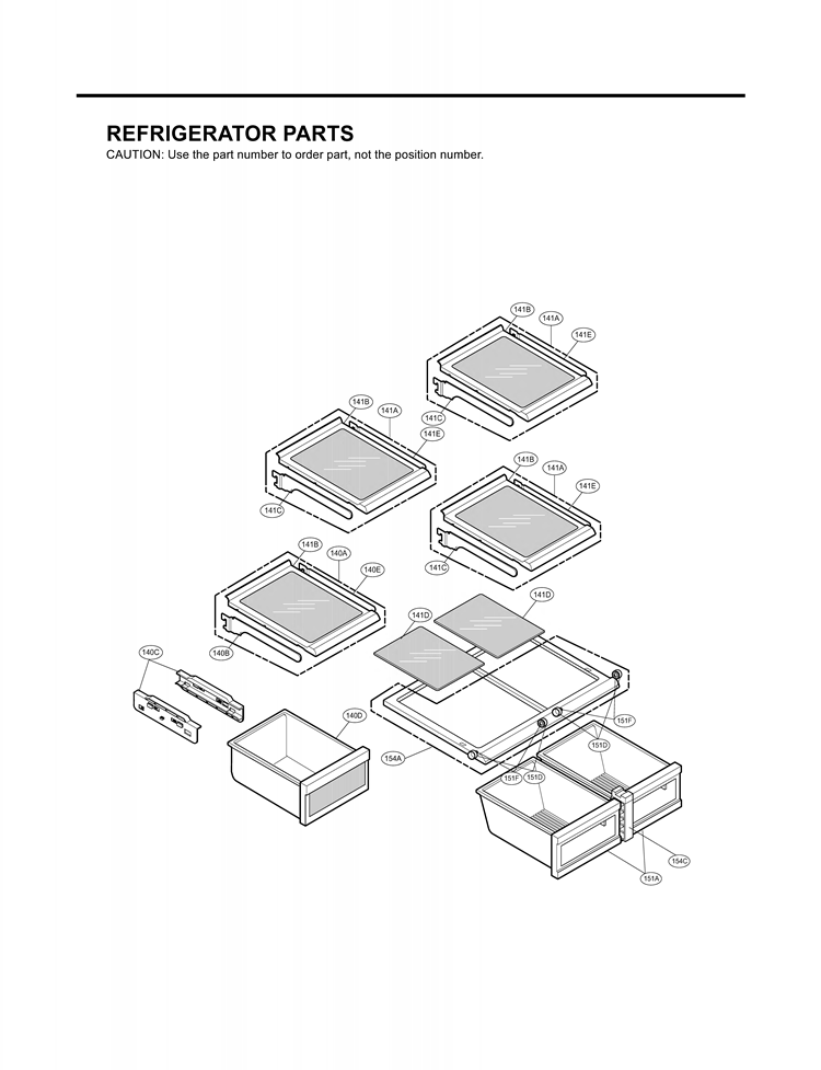 REFRIGERATOR PARTS Diagram and Parts List for LFX25950SW ASWCLGA LG Refrigerator