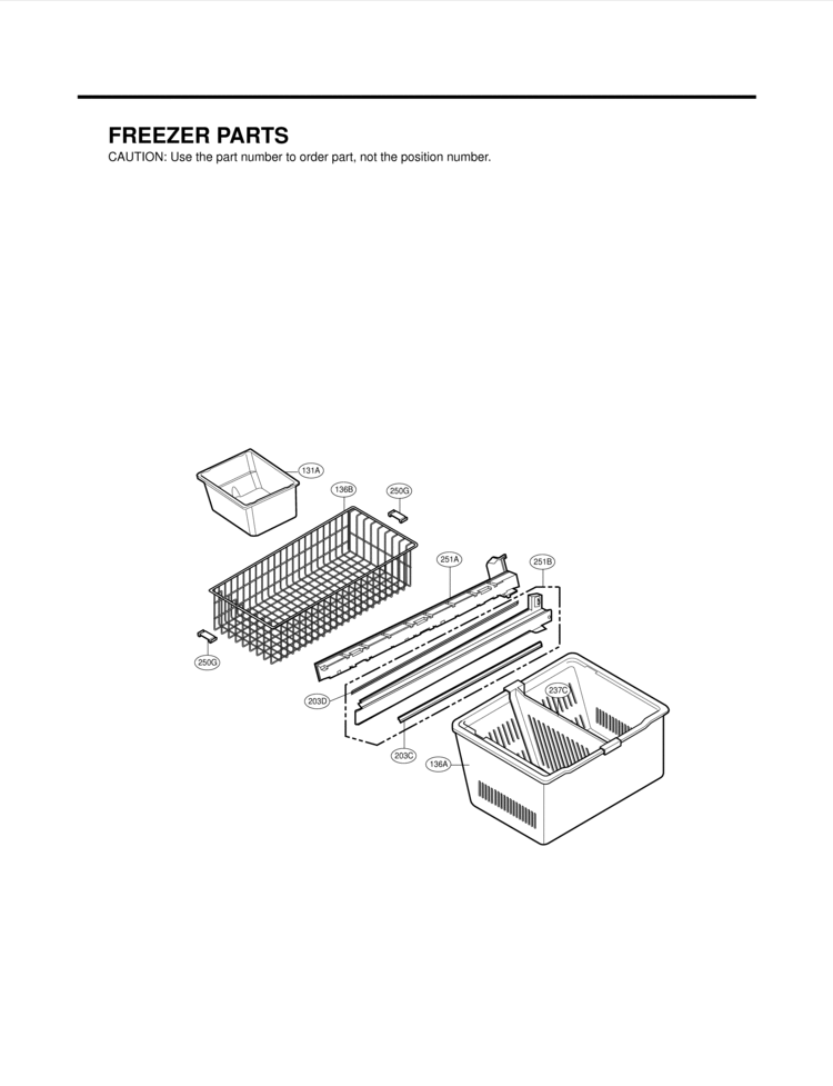 FREEZER PARTS Diagram and Parts List for LMX25981ST LMX25981ST /03 LG Refrigerator