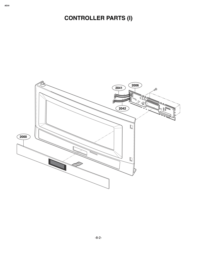 CONTROLLER PARTS I Diagram and Parts List for LMVM1955SBQ  LG Microwave