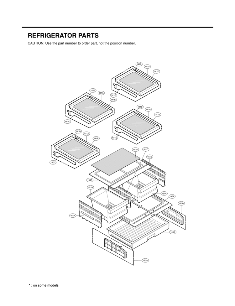 REFRIGERATOR PARTS Diagram and Parts List for LFX25961SB  LG Refrigerator