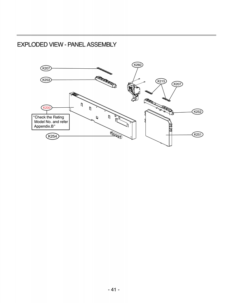 Dishwasher Exploded View 6 Diagram and Parts List for LDF9932ST D1412TB LG Dishwasher