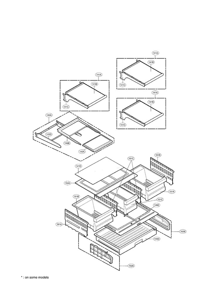 Refrigerator Parts Diagram and Parts List for LMX25985SW02  LG Refrigerator