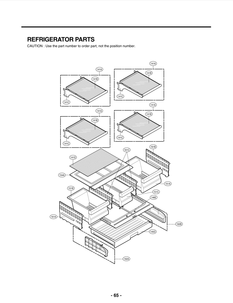 REFRIGERATOR PARTS Diagram and Parts List for LMC25780AL  LG Refrigerator