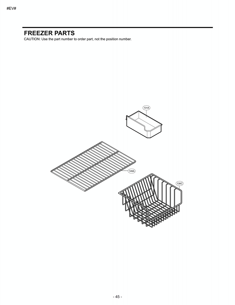 FREEZER PARTS Diagram and Parts List for LBC22520SB AWBCLGA LG Refrigerator