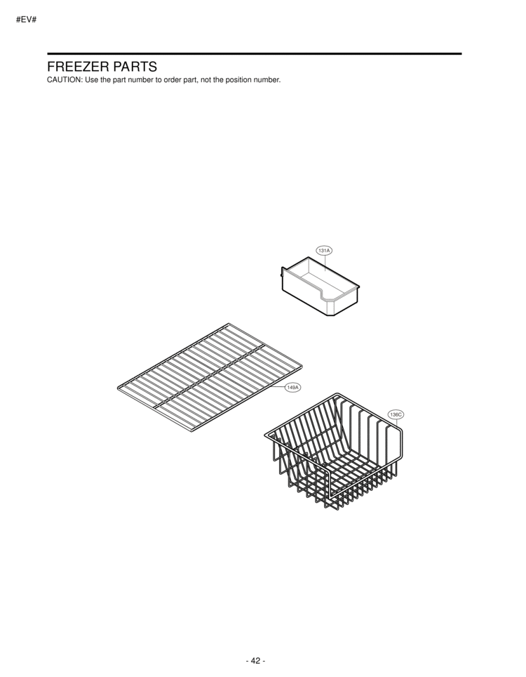 FREEZER PARTS Diagram and Parts List for LRBC20512SW LRBC20512SW /01 LG Refrigerator