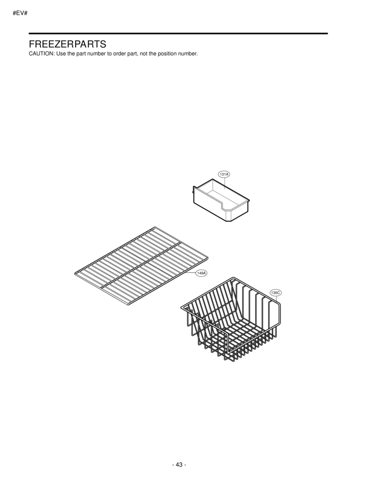 FREEZERPARTS Diagram and Parts List for LBC20514TT LBC20514TT /01 LG Refrigerator