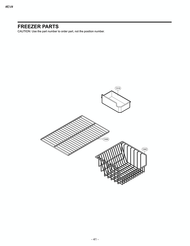 FREEZER PARTS Diagram and Parts List for LBC22520ST AST1LGG LG Refrigerator