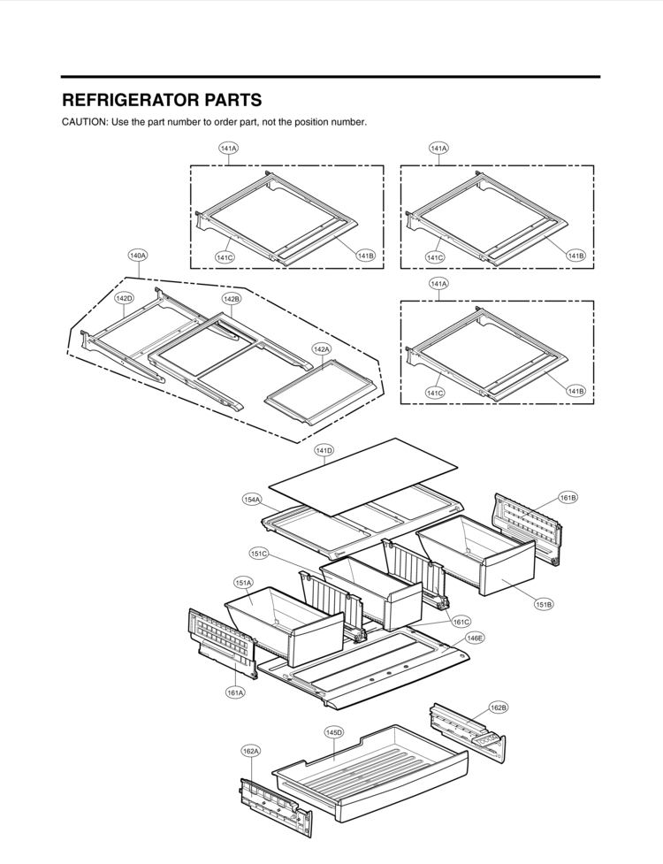 REFRIGERATOR PARTS Diagram and Parts List for LFX28977SB LFX28977SB/ 03 LG Refrigerator