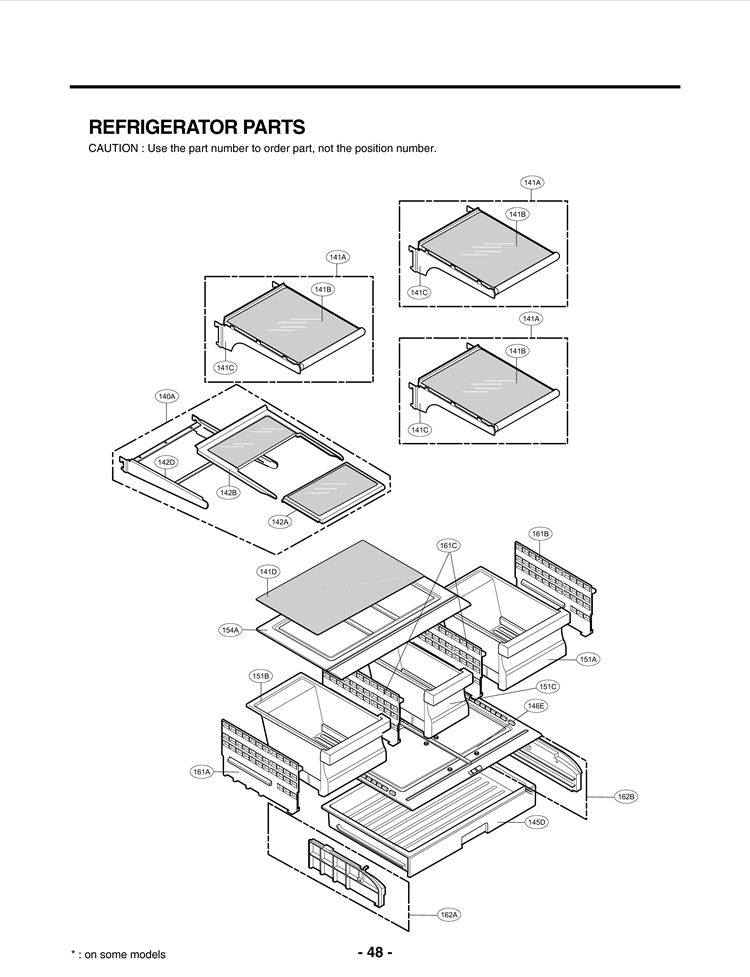REFRIGERATOR PARTS Diagram and Parts List for LMX25985ST AST2LGA LG Refrigerator