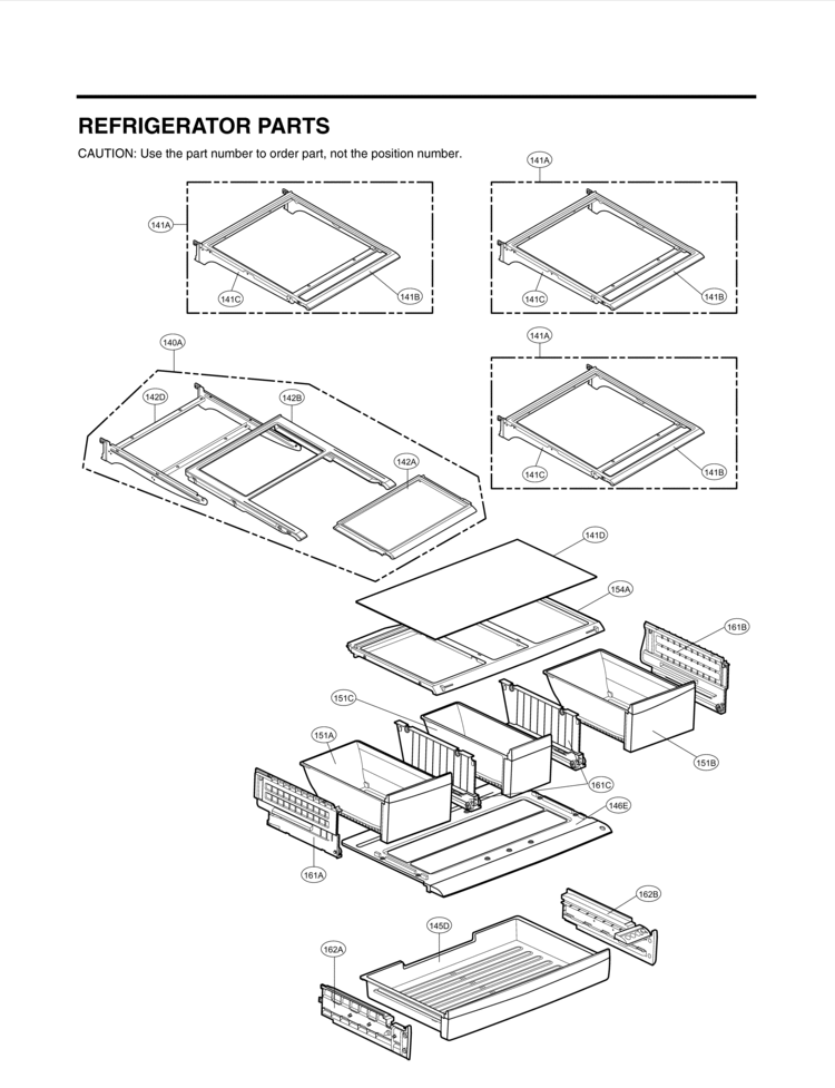 REFRIGERATOR PARTS Diagram and Parts List for LFX28978SW  LG Refrigerator