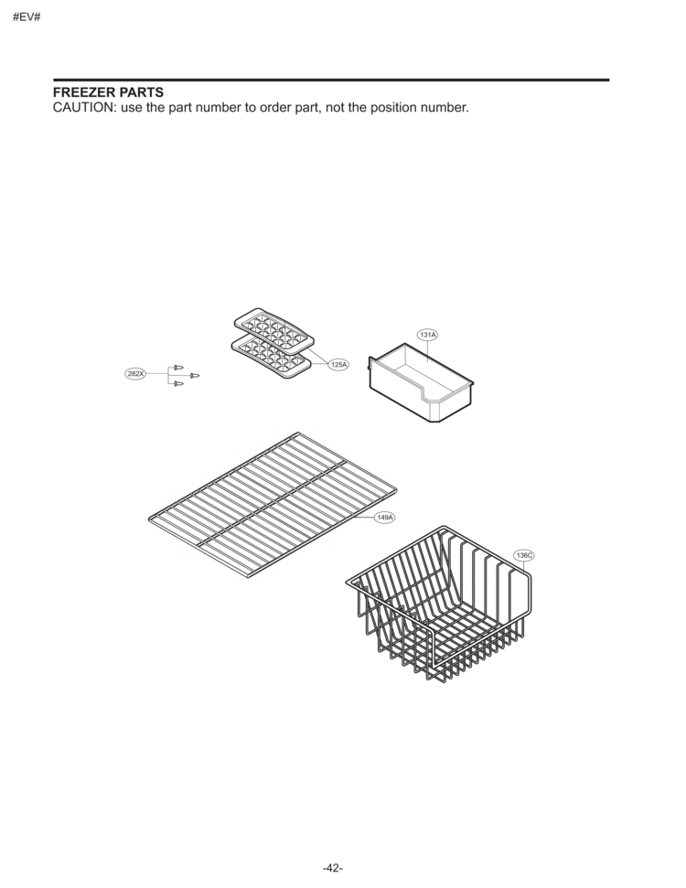 FREEZER PARTS Diagram and Parts List for LRBN20512SW LRBN20512SW /01 LG Refrigerator