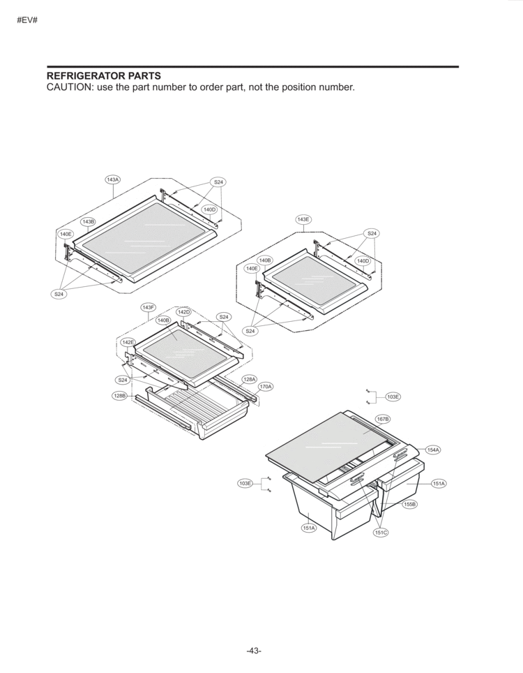 REFRIGERATOR PARTS Diagram and Parts List for LRBN20512SW LRBN20512SW /01 LG Refrigerator