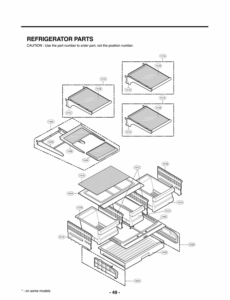 REFRIGERATOR PARTS Diagram and Parts List for LMX25981SB AWB5LGA LG Refrigerator