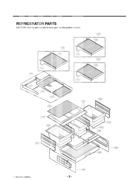 REFRIGERATOR PARTS Diagram and Parts List for LMX25984SW ASWCNA2 LG Refrigerator
