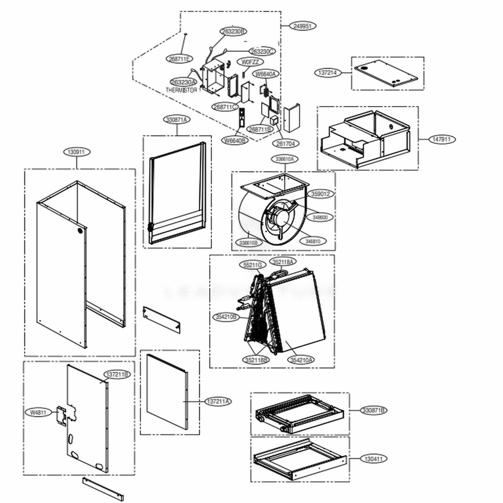 Nj Diagram and Parts List for ARNU183NJA2 AMBBLUS LG Air Conditioner