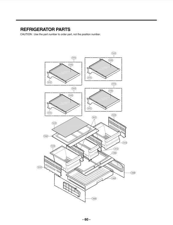 REFRIGERATOR PARTS Diagram and Parts List for LFC25776SB AWBCNA2 LG Refrigerator