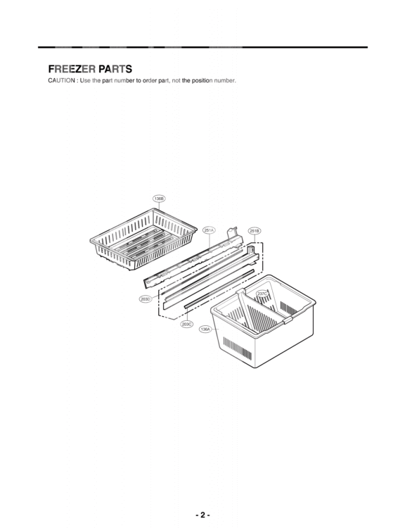 FREEZER PARTS Diagram and Parts List for LMX25964ST ASTCNA1 LG Refrigerator