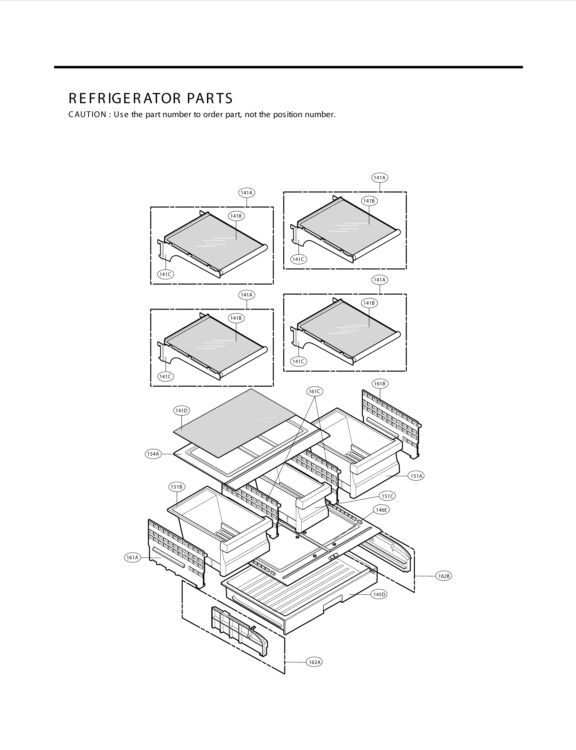REFRIGERATOR PARTS Diagram and Parts List for LFC21776ST LFC21776ST/02 LG Refrigerator