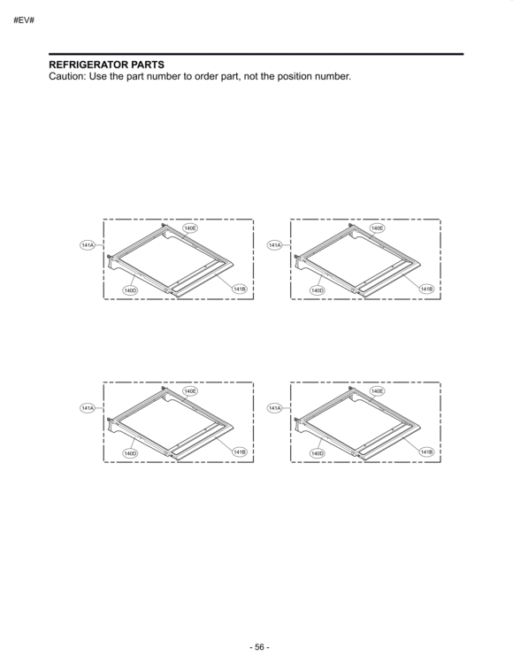 REFRIGERATOR PARTS Diagram and Parts List for LFC25765SB AWBCNA0 LG Refrigerator