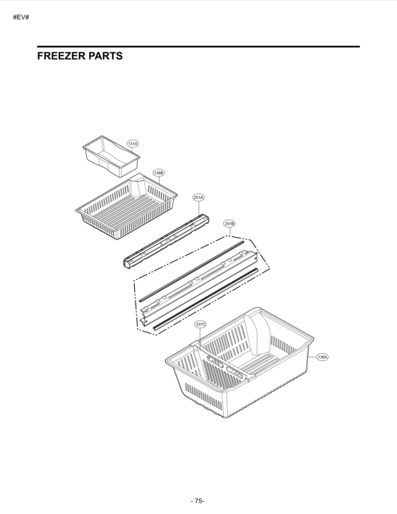 FREEZER PARTS Diagram and Parts List for LMX25988SW LMX25988SW /00 LG Refrigerator