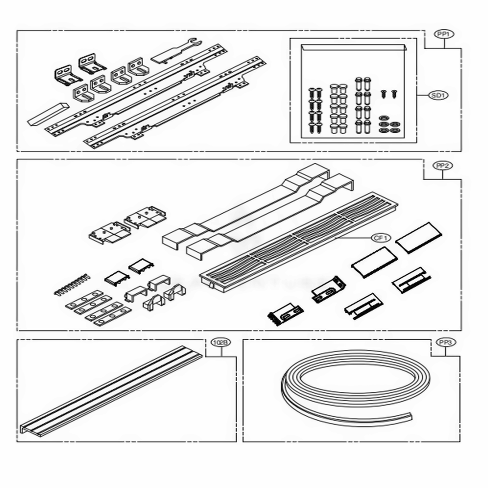 Main 3 Diagram and Parts List for LSBNC1021P ASWCNA0 LG Refrigerator