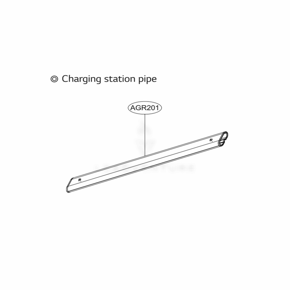 Charging Station Pipe Diagram and Parts List for A907GMS AIGELGA LG Upright Vacuum