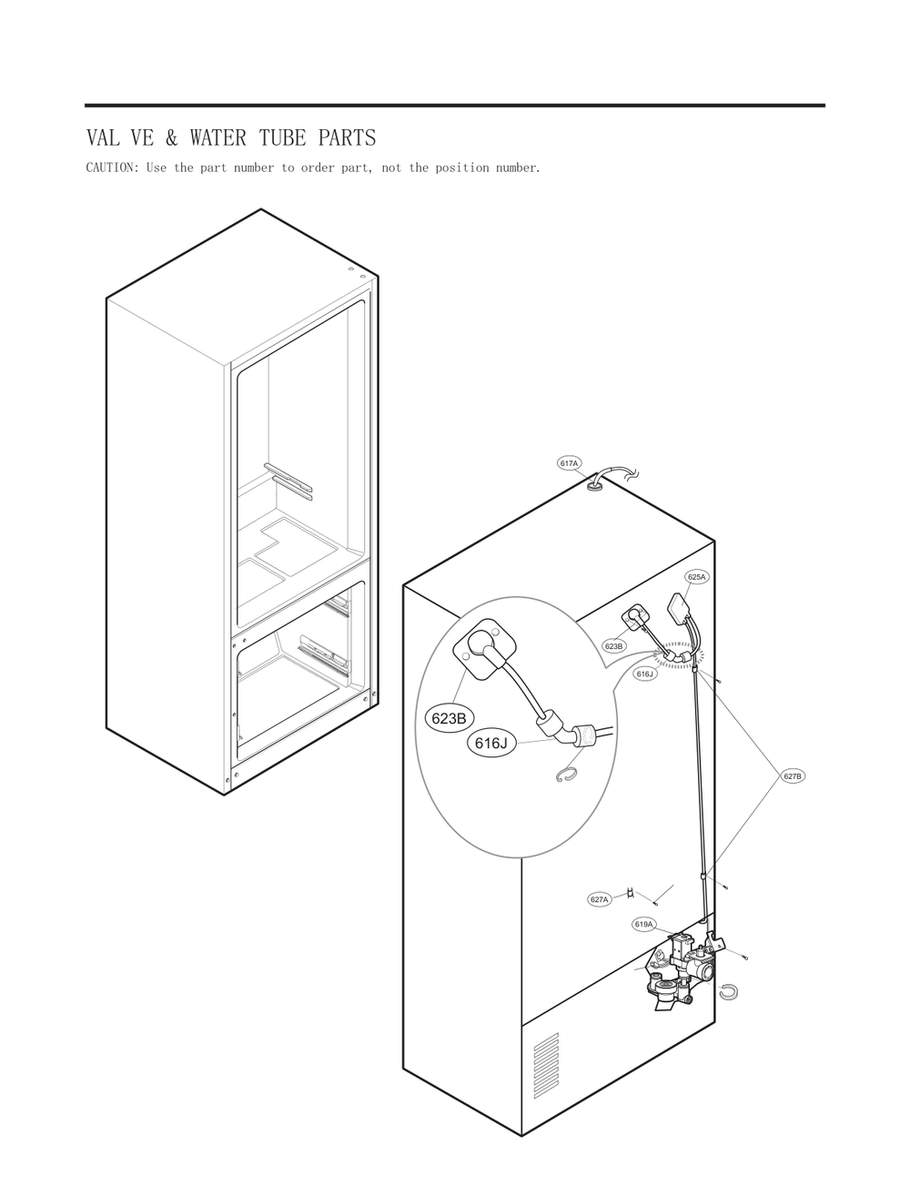 Diagram 3 Diagram and Parts List for GC-L288GQXM ASWCNA0 LG Refrigerator