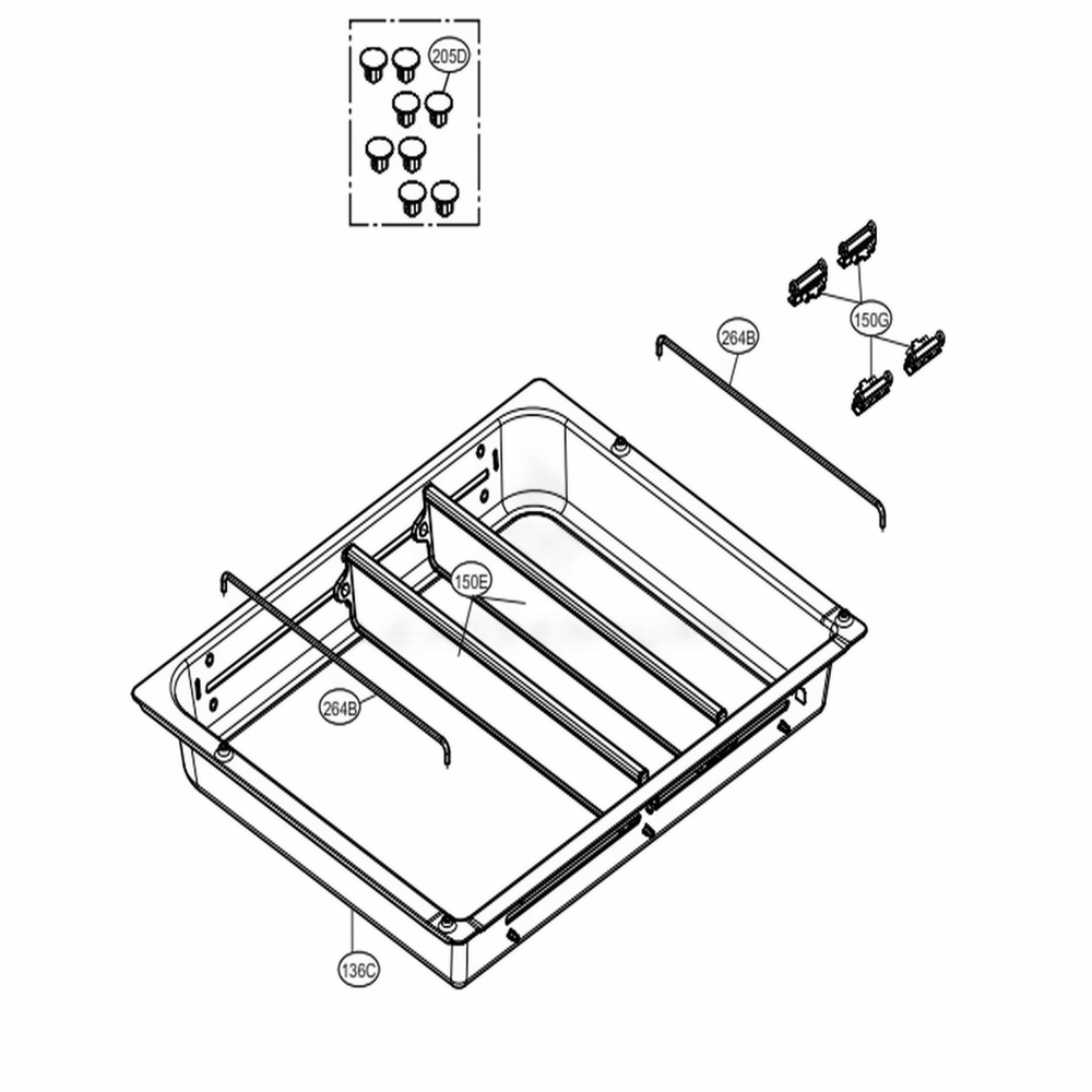 Customchill Parts Diagram and Parts List for LMXS30776S ASTCNA4 LG Refrigerator