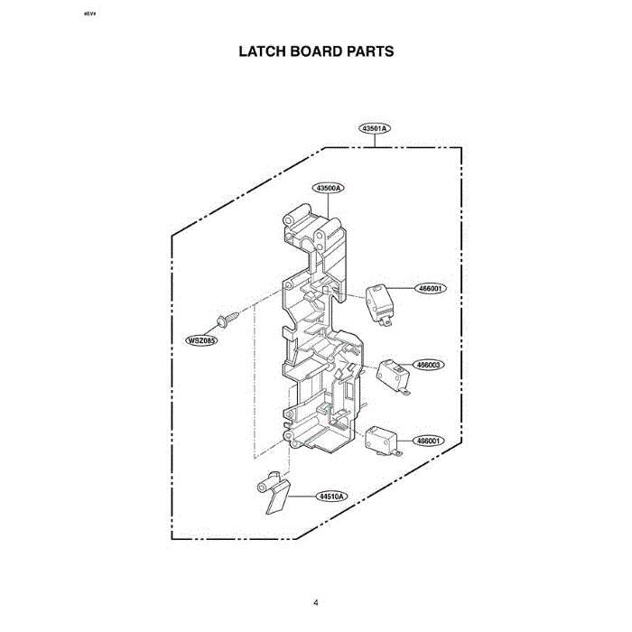 Section 5 Diagram and Parts List for MV-1310B BKEGSE LG Microwave Oven Combo