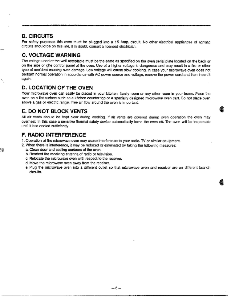 Information Page 3 Diagram and Parts List for 9247  LG Microwave