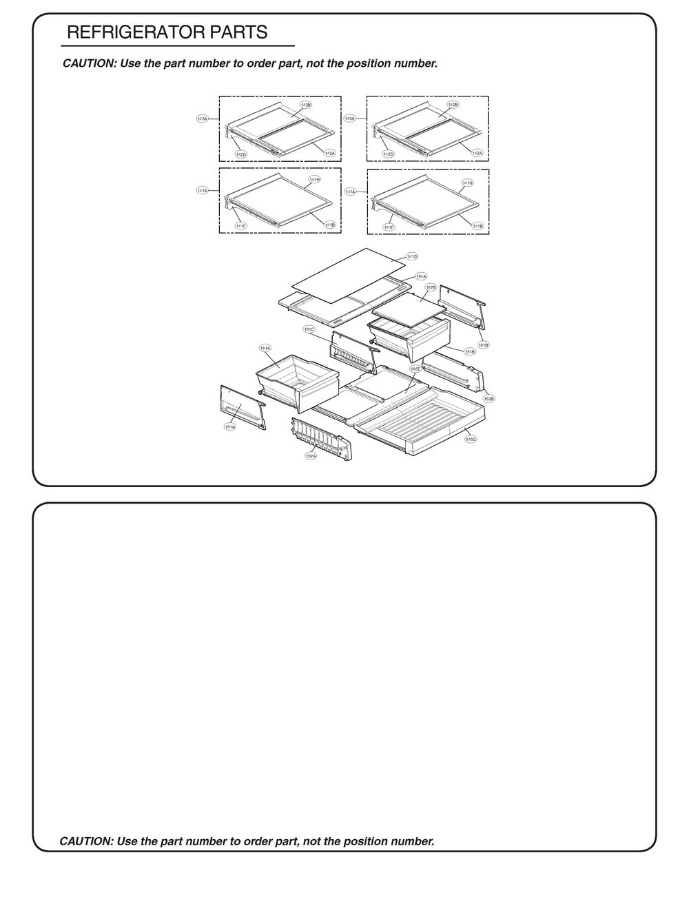 Refrigerator Parts Diagram and Parts List for GR-B318LQTM ANSCSE2 LG Refrigerator
