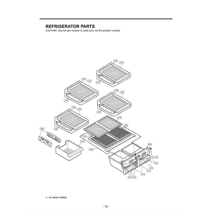 Section 3 Diagram and Parts List for LFX25960ST ASTCLGA LG Refrigerator